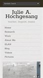 Mobile Screenshot of juliehochgesang.com